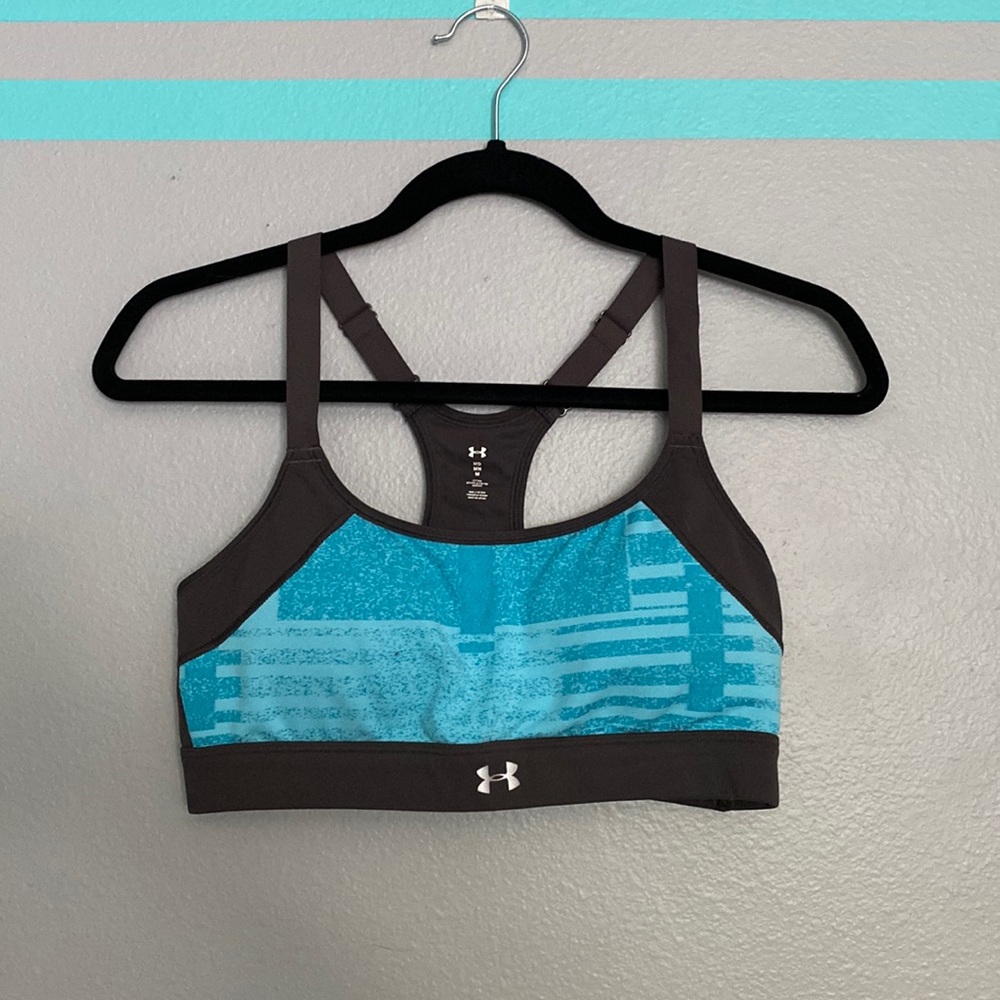 Cute Blue Under Armour sports bra